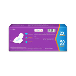 2x Pro-ease XL 50mm Sanitary 15Pads